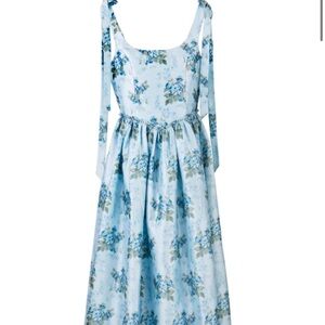 LOUISE NEW YORK
OTM EXCLUSIVE: THE MARIE DRESS IN BLUE FLORAL BROCADE